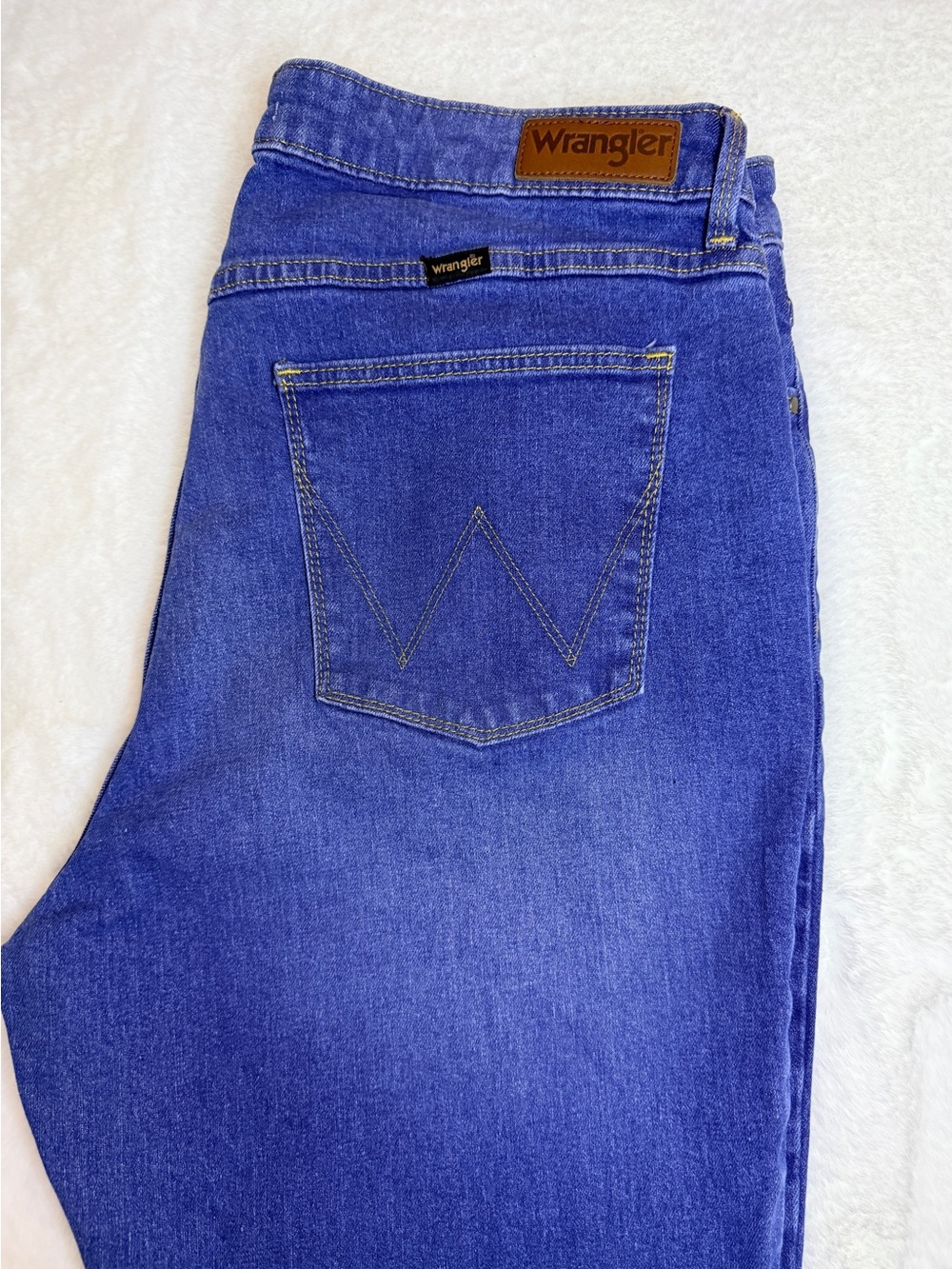 Wrangler High Rise Bold Boot Jeans Women’s 14x32 Blue Bootcut 112315125